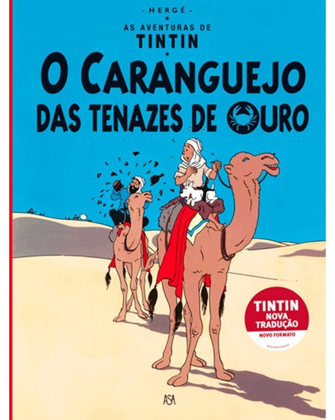 Tintin - O Caranguejo das Tenazes de Ouro (Ed.Portuguesa, capa dura)