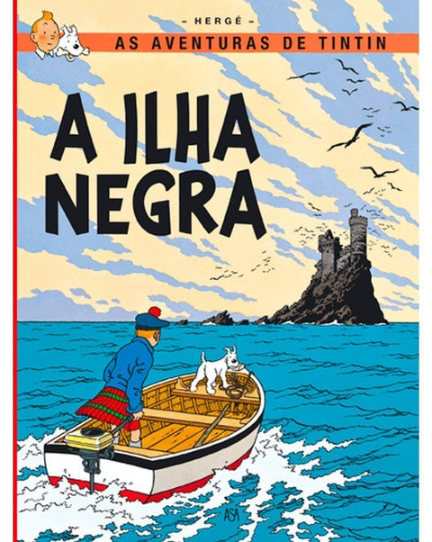 Tintin - A Ilha Negra (Ed.Portuguesa, capa dura)