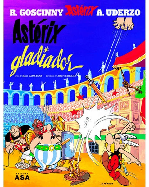 Astérix: Astérix Gladiador (Ed.Portuguesa, capa dura)