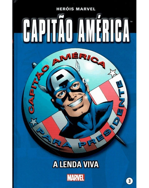 Poderosos Heróis Marvel - Capitão América: A Lenda Viva (Ed.Portuguesa, capa dura)