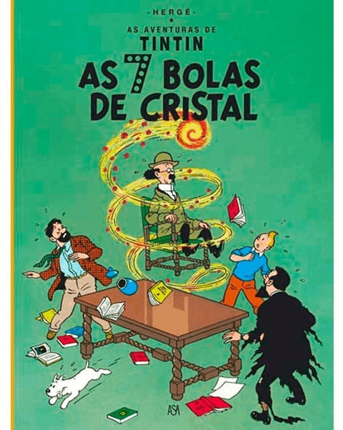 Tintin - As 7 Bolas de Cristal (Ed.Portuguesa, capa dura)