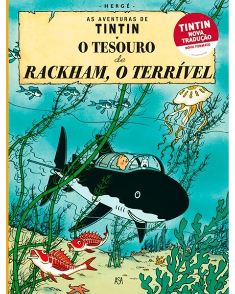 Tintin - O Tesouro de Rackham, o Terrível (Ed.Portuguesa, capa dura)
