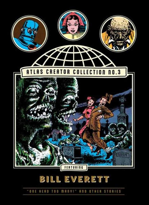 Atlas Creator Collection Hardcover No 03 Bill Everett Volume 01 One Head Too Many And Other Weird Horror Stories (Mature)