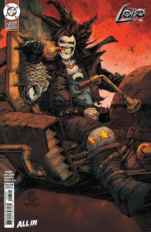Lobo #3 Cover D Denys Cowan Card Stock Variant
