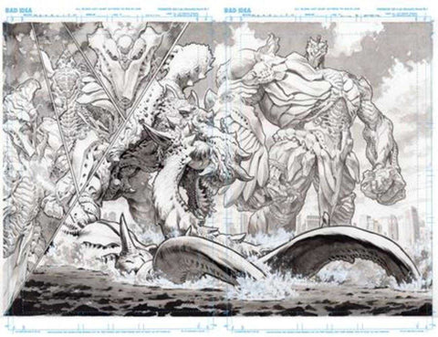 Olympus Saga Megalith #1 (Of 4) Cover D Lewis Larosa Original Art Edition 1 Variant