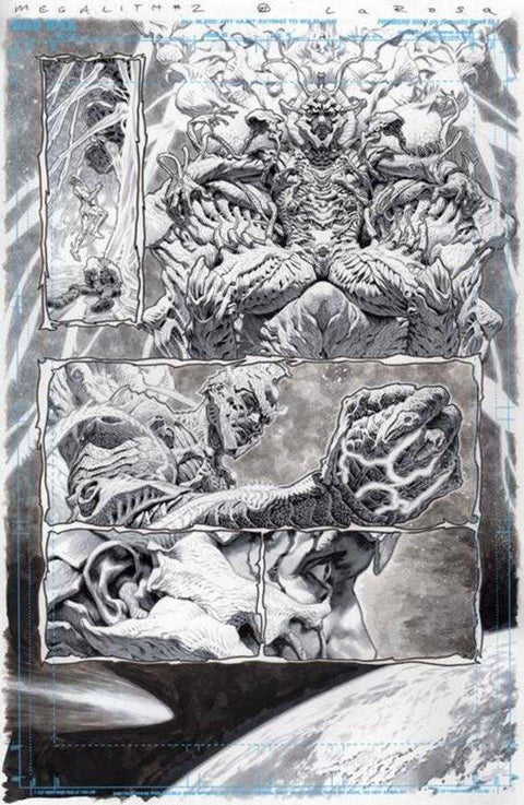 Olympus Saga Megalith #1 (Of 4) Cover Zf Lewis Larosa Original Art Edition 29 Variant
