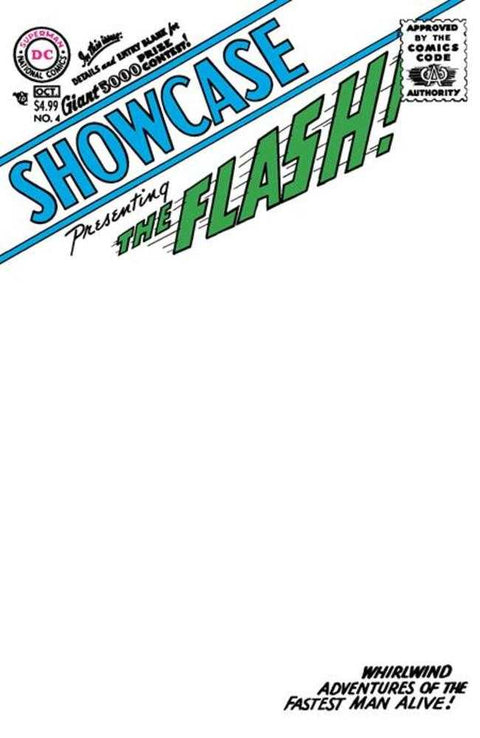 Showcase #4 Facsimile Edition Cover B Blank Card Stock Variant