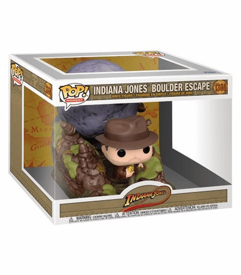 Funko POP Movie Moment - Indiana Jones: Raiders of the Lost Ark - Boulder Escape Scene