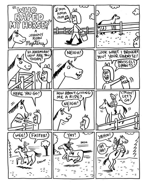 A Tale of Terror Issue Three: WHO R*PED MY HORSE by Johnny Ryan