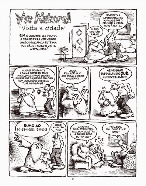 O Livro do Mr. Natural, de Robert Crumb (Ed.Portuguesa, capa dura)