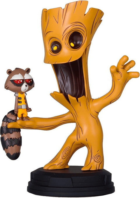 Marvel Comics - Groot and Rocket Raccoon Animated Style