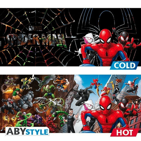 Caneca Heat Change Marvel Comics - Spider-Man Multiverse