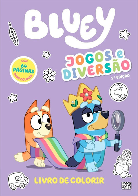 Bluey - Jogos e Diversão: Livro de Colorir (Ed. Portuguesa)