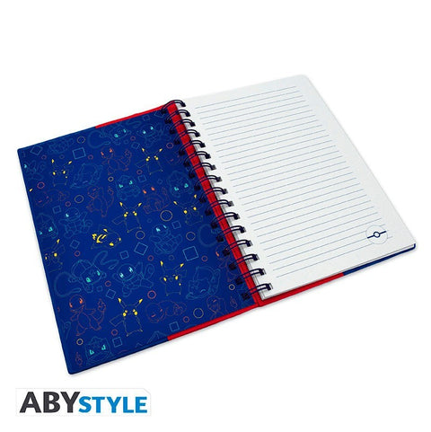 Pokémon Notebook Spirale (A5) - Blue & Red Partners
