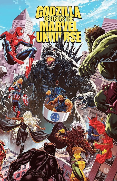 Godzilla Destroys the Marvel Universe TP