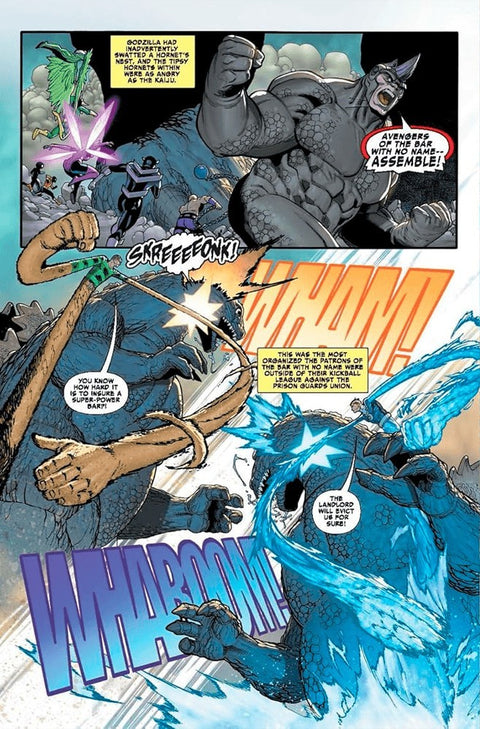 Godzilla Destroys the Marvel Universe TP