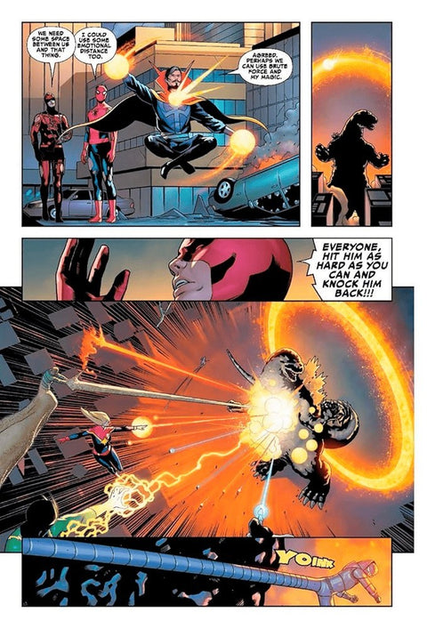 Godzilla Destroys the Marvel Universe TP
