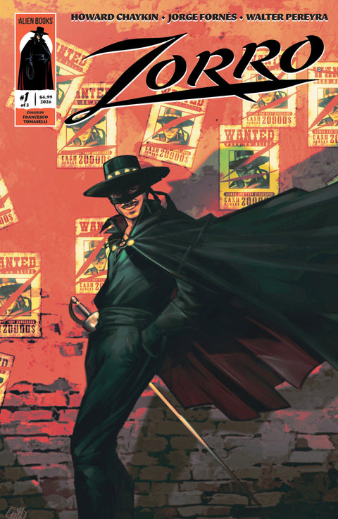 Zorro #1 Variant B (Tomaselli)
