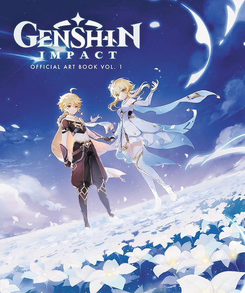 Genshin Impact: Official Art Book Vol. 1: Explore the realms of Genshin Impact in this official collection of art. Packed with character designs, character trailer art, and celebratory illustrations. cover image