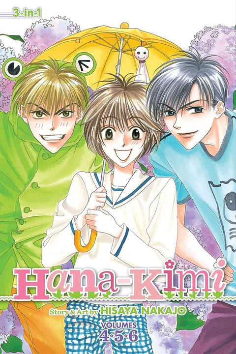 Hana-Kimi (3-in-1 Edition), Vol. 2: Includes vols. 4, 5 & 6 (2) cover image