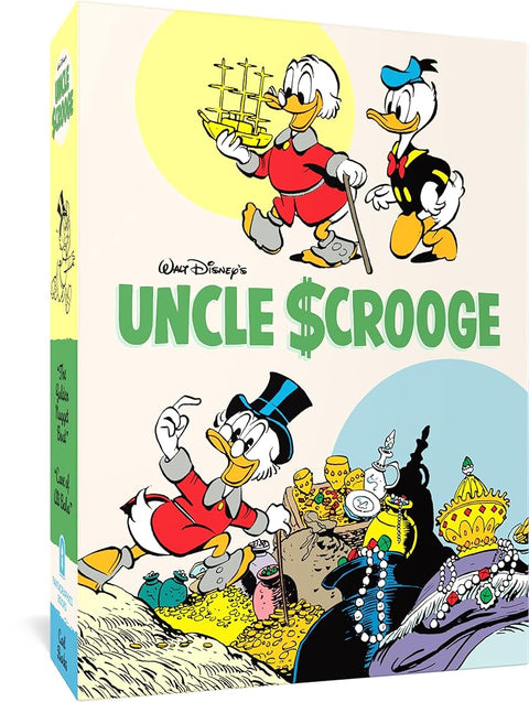 Walt Disney's Uncle Scrooge Gift Box Set "The Golden Nugget Boat" & "Cave of Ali Baba": Vols. 26 & 28 (The Complete Carl Barks Disney Library) cover image