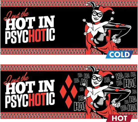 Caneca Heat Change - DC - Harley Quinn Psychotic