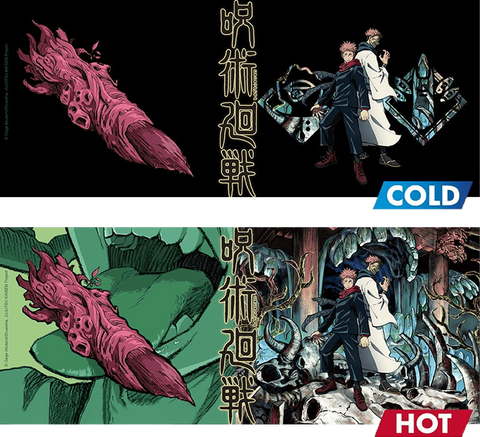 Caneca Heat Change - Jujutsu Kaisen - Itadori & Sukuna