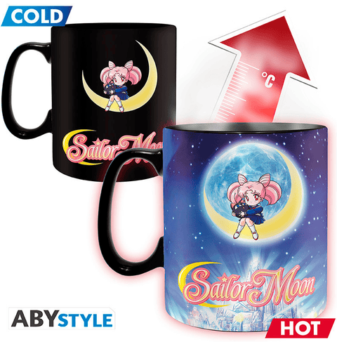 Caneca Heat Change - Sailor Moon - Sailor & Chibi
