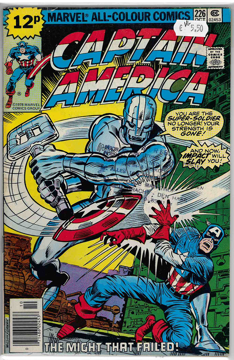 Captain America 1st Series #226 VERY GOOD