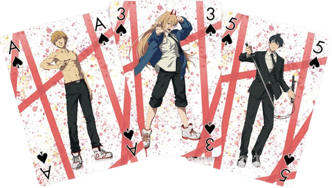 Chainsaw Man Playing Cards