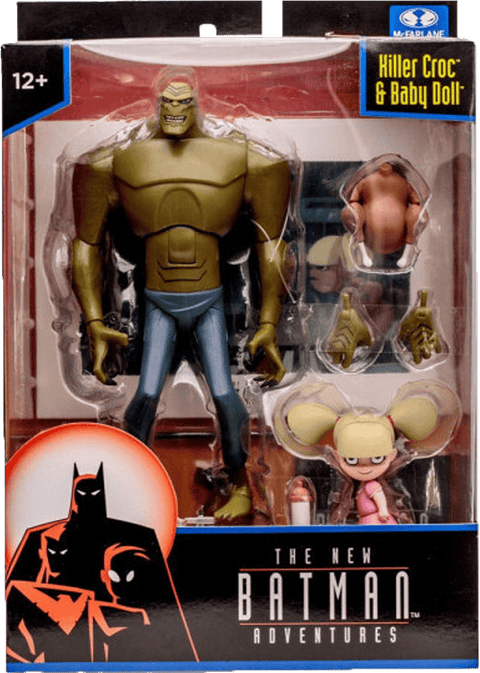DC Direct Action Figures - The New Batman Adventures Wave 1 - Killer Croc & Baby Doll