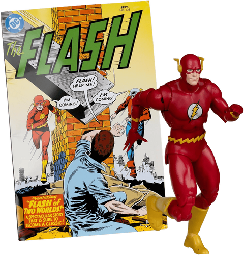 DC Direct Page Punchers Action Figure The Flash Barry Allen (The Flash #123) 18 cm