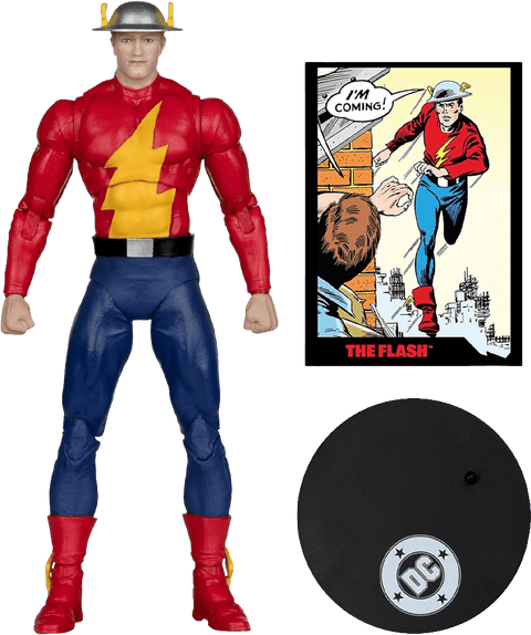 DC Direct Page Punchers Action Figure The Flash Jay Garrick (The Flash #123) (Red Platinum Edition) 18 cm