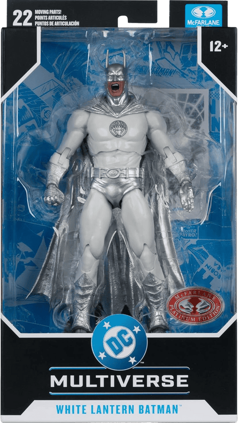 DC Multiverse Action Figure - White Lantern Batman (Red Platinum Edition) (18cm)