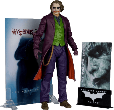 DC Multiverse Action Figure Deluxe - The Dark Knight Theatrical Edition Joker (19cm)
