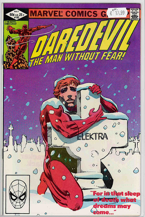 Daredevil 1st Series #182 VERY FINE-