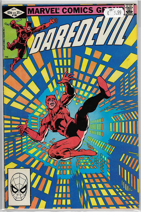 Daredevil 1st Series #186 VERY GOOD-
