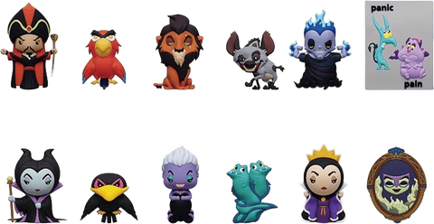 Disney 3D PVC Bag Clips Figural Serie 4 - Blind Bags Disney Villains