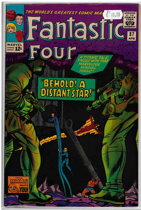 Fantastic Four 1st series #37 (FINE-)