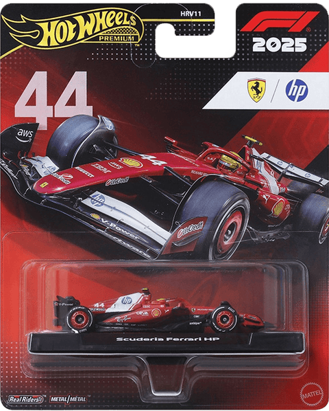 Formula 1 Hot Wheels Premium Die-Cast Vehicle 1/64 Team Ferrari: Driver 1