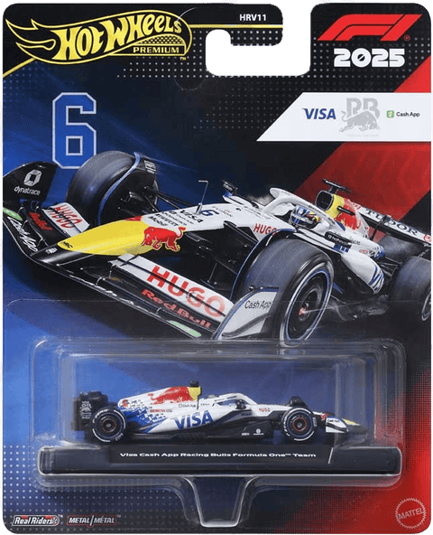 Formula 1 Hot Wheels Premium Die-Cast Vehicle 1/64 Visa Cash App Racing Bulls F1 Team