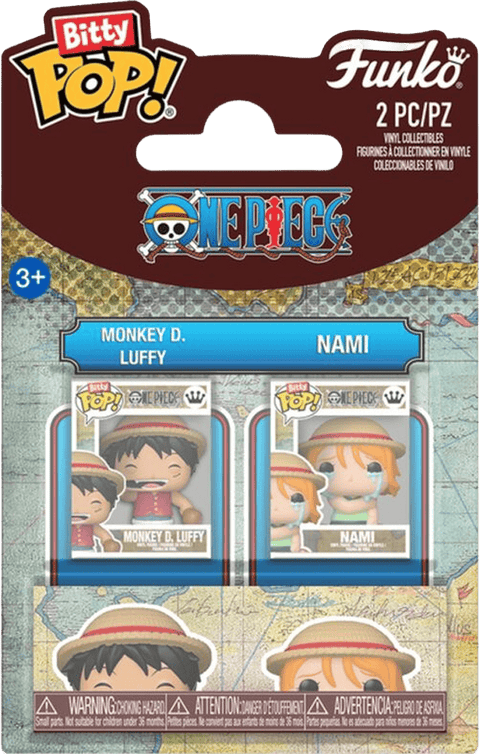 Funko Bitty POP 2-Figure Pack - One Piece - Monkey D. Luffy & Nami