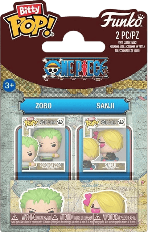 Funko Bitty POP 2-Figure Pack - One Piece - Zoro & Sanji