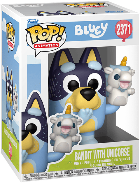 Funko POP Animation- Bluey - Bandit with Unicourse