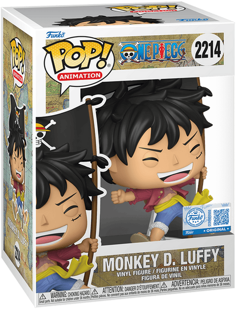 Funko POP Anime - One Piece - Luffy with Flag