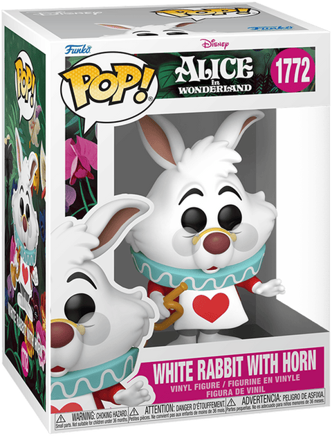 Funko POP Disney - Alice in Wonderland - White Rabbit with Horn