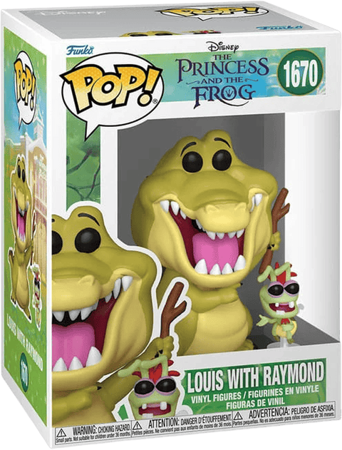 Funko POP Disney - Princess and the Frog - Louis with Raymond