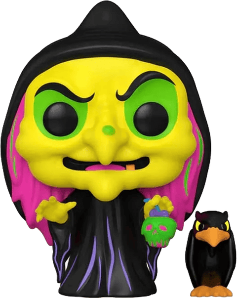 Funko POP Disney - Snow White - Disguised Evil Queen with Raven (Black Light)