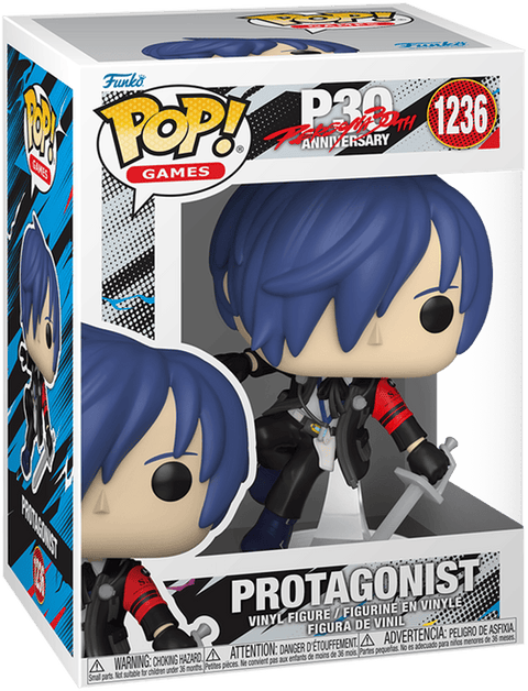 Funko POP Games - Persona 30th Anniversary - Male Protagonist (Makoto)