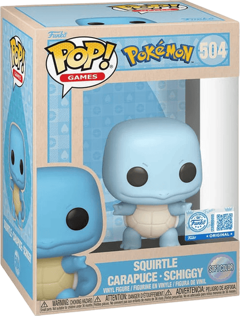 Funko POP Games - Pokémon - Squirtle (sftClr)